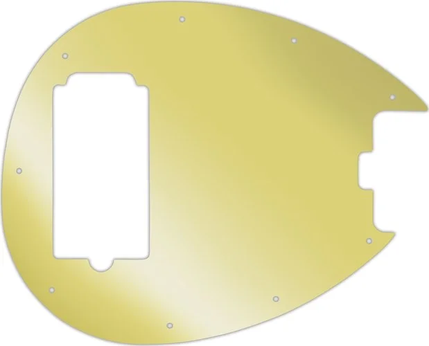 WD Custom Pickguard For Sterling By Music Man SB14 Bass #10GD Gold Mirror