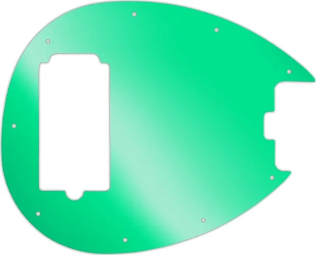 WD Custom Pickguard For Sterling By Music Man SB14 Bass #10GR Green Mirror