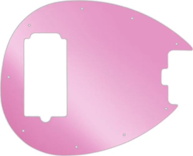 WD Custom Pickguard For Sterling By Music Man SB14 Bass #10P Pink Mirror