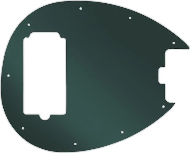 WD Custom Pickguard For Sterling By Music Man SB14 Bass #10S Smoke Mirror