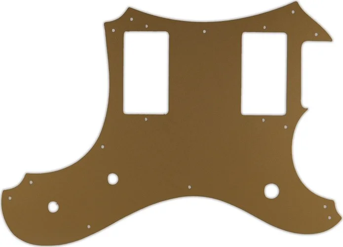WD Custom Pickguard For Veritas Custom Guitars 2014-2015 Portlander #59 Gold/Clear/Gold