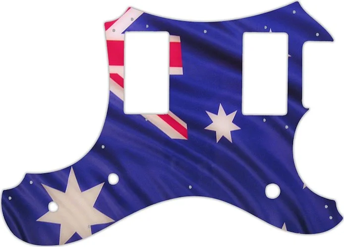 WD Custom Pickguard For Veritas Custom Guitars 2014-2015 Portlander #G13 Aussie Flag Graphic