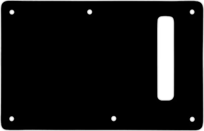 WD Custom Pickguards Backplate For Modern Fender Stratocaster #29 Matte Black