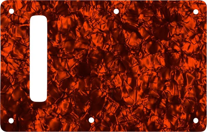 WD Custom Pickguards Backplate For Modern Fender Stratocaster #28OP Orange Pearl/Black/White/Black - Left Hand