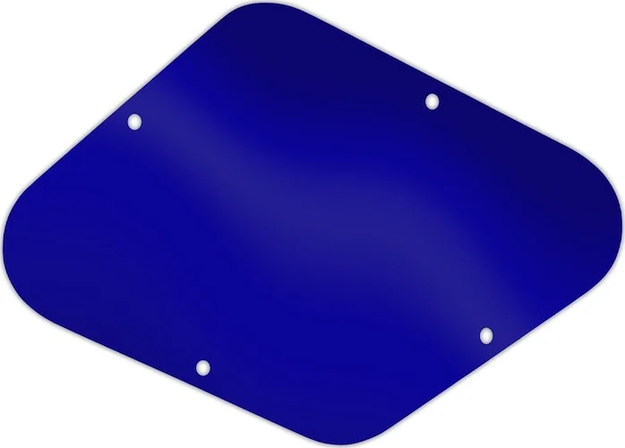 WD Custom Pickguards Electronics Cavity Cover For D'Angelico Guitars #10DBU Dark Blue Mirror
