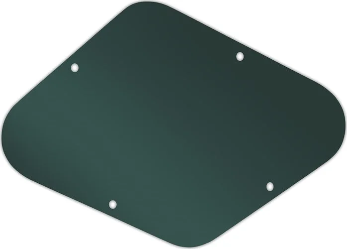 WD Custom Pickguards Electronics Cavity Cover For D'Angelico Guitars #10S Smoke Mirror