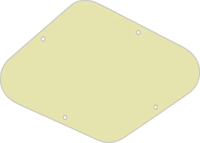 WD Custom Pickguards Electronics Cavity Cover For D'Angelico Guitars #34 Mint Green 3 Ply