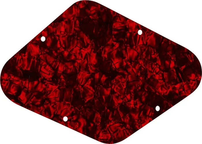 WD Custom Pickguards Electronics Cavity Cover For D'Angelico Guitars #28DRP Dark Red Pearl/Black/White/Black