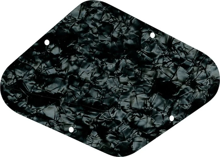 WD Custom Pickguards Electronics Cavity Cover For D'Angelico Guitars #28JBK Jet Black Pearl
