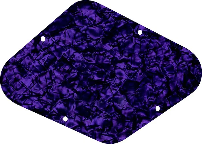 WD Custom Pickguards Electronics Cavity Cover For D'Angelico Guitars #28PR Purple Pearl