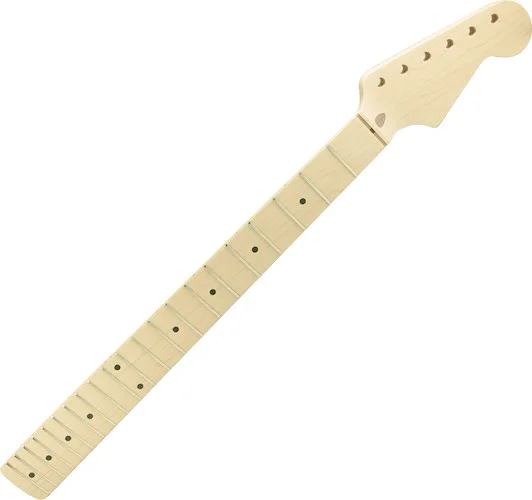 WD Licensed By Fender Replacement 21 Fret Neck For Stratocaster Fat D Maple