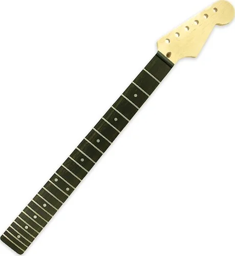 WD Licensed By Fender Replacement 22 Fret Neck For Stratocaster Modern C Ebony Image