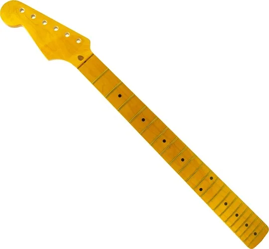 WD Licensed By Fender Replacement Left Hand 21 Fret Vintage Neck For Stratocaster Modern C Maple
