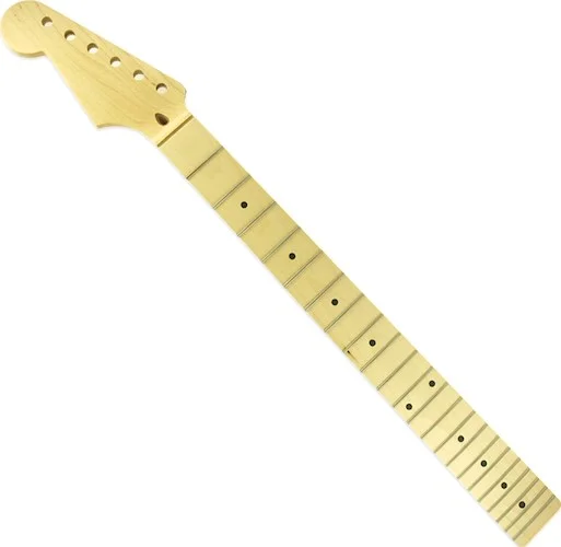 WD Licensed By Fender Replacement Left Hand 22 Fret Neck For Stratocaster Modern C Maple