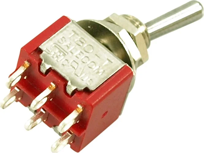 WD Mini Toggle Switch 2 Position - On/On - Chrome (100)