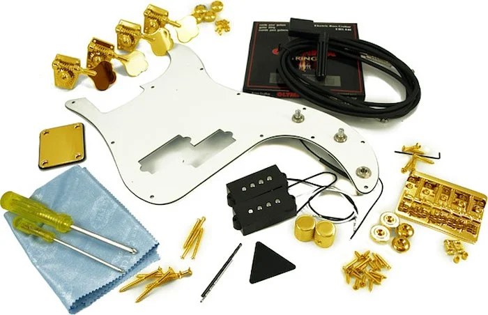 WD Parts Kit For Fender Precision Bass Gold
