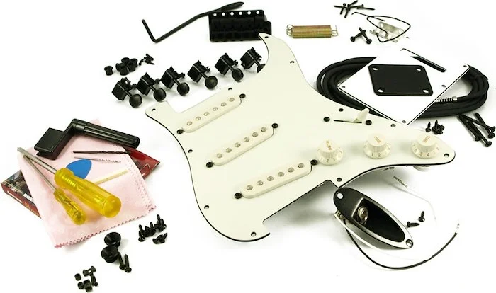 WD Parts Kit For Fender Stratocaster Black