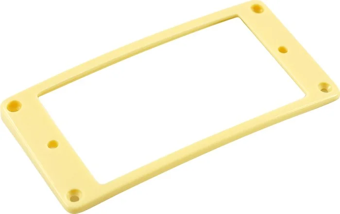 WD Plastic Humbucker Pickup Mounting Ring - Arched - Cream - Low