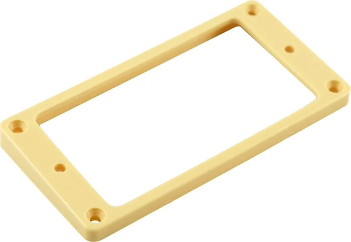 WD Plastic Humbucker Pickup Mounting Ring - Flat - Cream - Medium