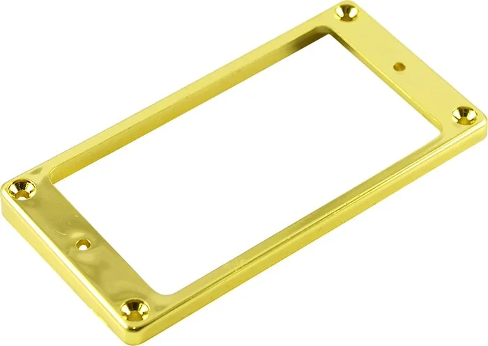 WD Plastic Humbucker Pickup Mounting Ring - Flat - Gold - Medium