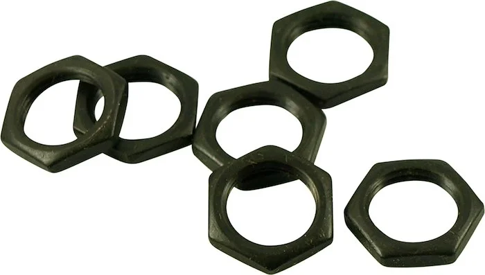 WD Potentiometer Nut Black (6)