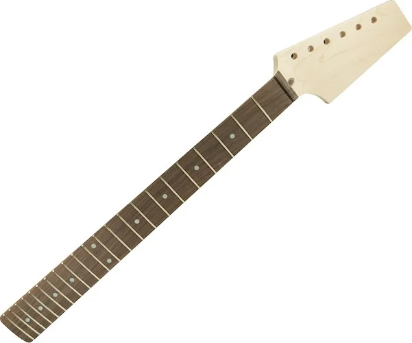 WD Pre-Drilled Paddle Headstock 22 Fret Neck For Fender Stratocaster 22 Fret Neck Pocket Rosewood