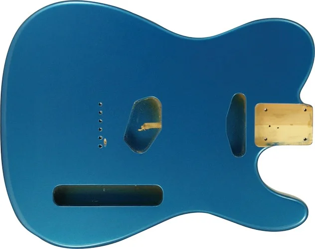 WD Premium Finished Replacement Body For Fender Telecaster Lake Placid Blue Alder