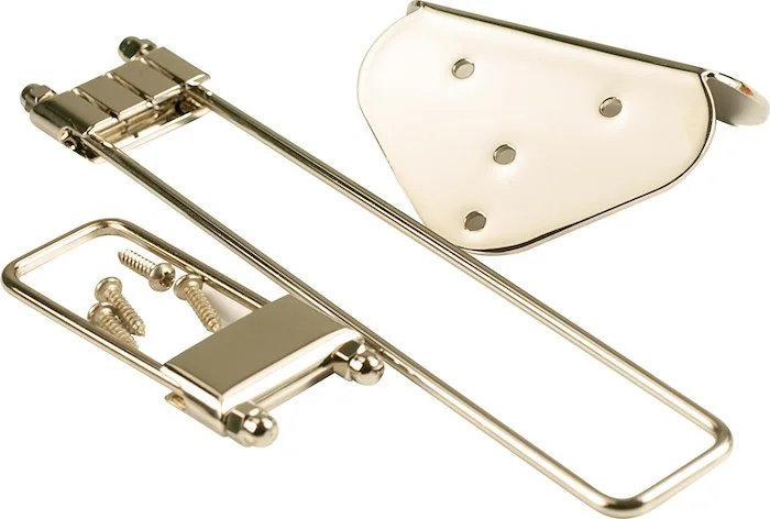 WD Replacement Frequensator Split Tailpiece For Epiphone Guitars Nickel Capital Music Gear
