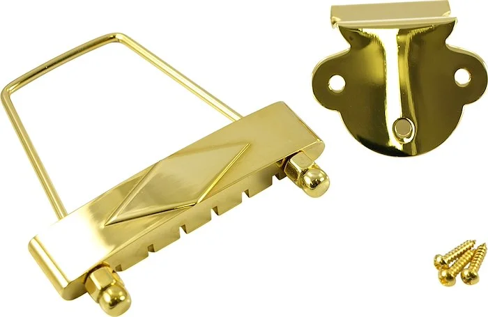 WD Replacement Gibson ES-335 Style Tailpiece Short Gold