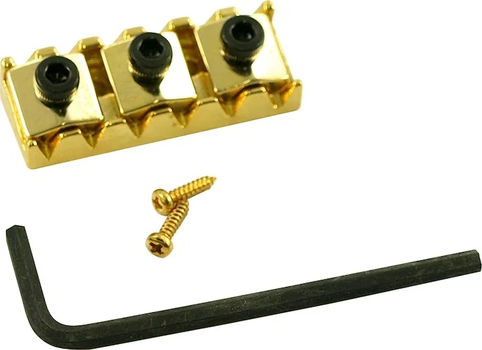 WD Replacement Locking Nut For Guitars With Floyd Rose Style Tremolo Systems 1 5/8 in. Gold