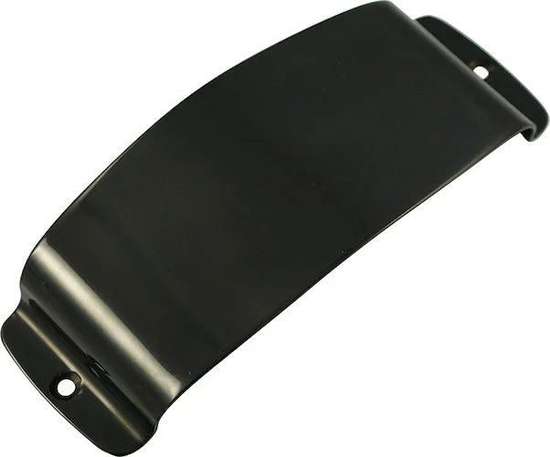 WD Replacement Metal Pickup Cover For Fender Jazz Bass Rounded Black