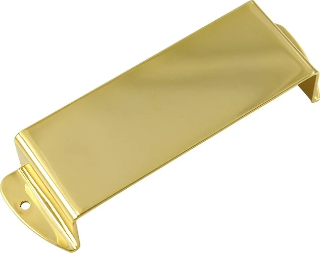 WD Replacement Metal Pickup Cover For Fender Jazz Bass Square Gold