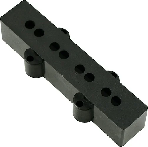 WD Replacement Pickup Cover For Fender Jazz Bass Bridge Position - Open - Black (10)