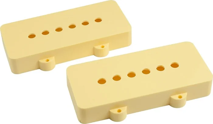 WD Replacement Pickup Cover Set Of 2 For Fender Jazzmaster Ivory Open (1 set)