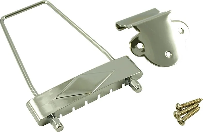 WD Replacement Tailpiece For Gibson L-50, L48, ES-125, Or ES-330 Chrome