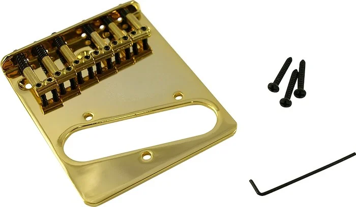 WD Replacement Top Mount Bridge For Fender Telecaster Gold