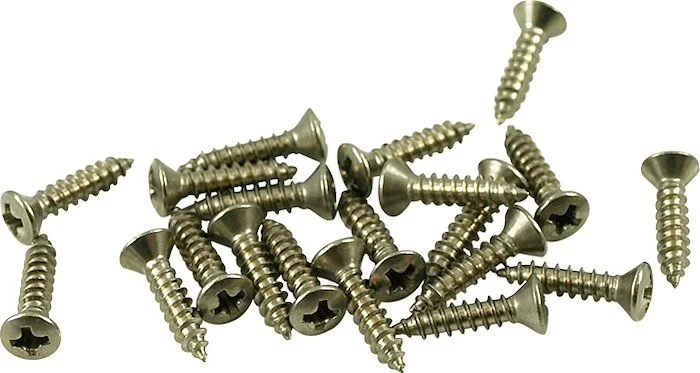 WD Screws For Fender Pickguards Phillips Head Stainless Steel Pack Of 20
