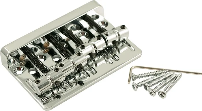 WD Standard 4 String Bass Bridge Chrome