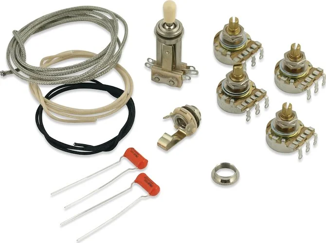WD Upgrade Wiring Kit For Gibson Les Paul Style Guitars With Standard Bushing Potentiometers