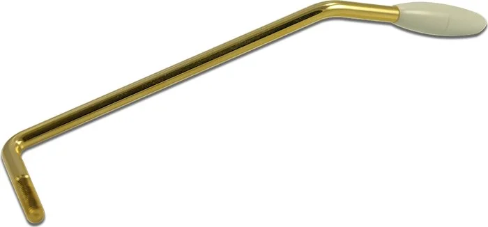 WD Vintage Replacement Tremolo Arm For Import Guitars With White Tip Gold