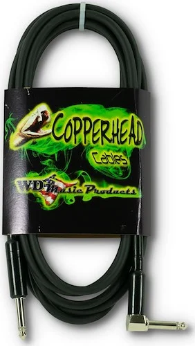 WD's Copperhead Cables By RapcoHorizon Gold Series Instrument Cables 10 Foot - 1 Straight Plug, 1 Ri