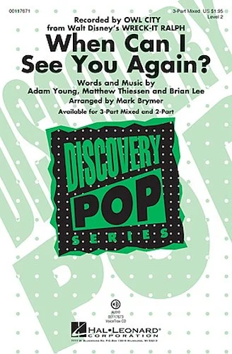 When Can I See You Again? - (from Walt Disney's Wreck-It Ralph)
Discovery Level 2