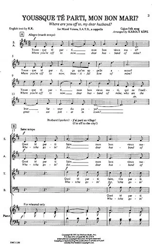 Where Are You Off To, My Dear Husband?