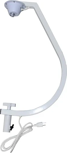 White 20" Mirror Ball Free-Standing Hook with 1 RPM Motor
