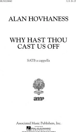 Why Hast Thou Cast Us Off Motet  A Cappella