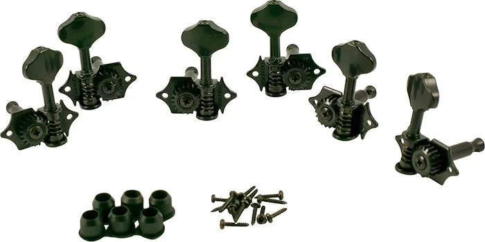 Wilkinson Open Gear Deluxe Tuning Machines Black