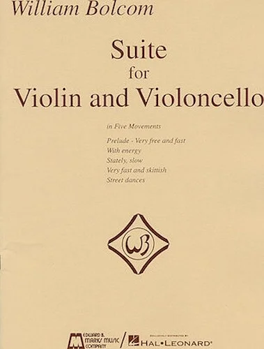 William Bolcom - Suite for Violin and Violincello - in Five Movements * Score and Parts