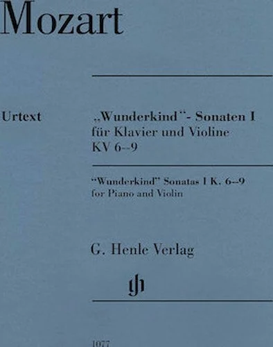 Wolfgang Amadeus Mozart - "Wunderkind" Sonatas, Volume 1, K6-9 - Piano and Violin
With Marked and Unmarked String Parts