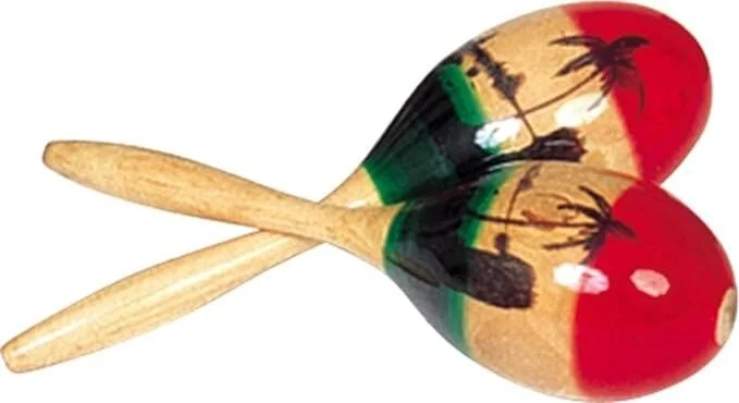 Wood Maracas, Large, pr.