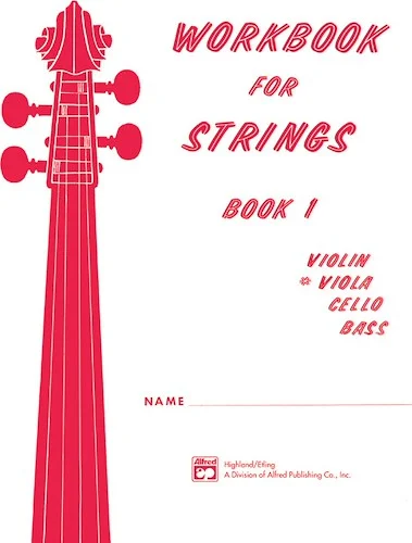 Workbook for Strings, Book 1
